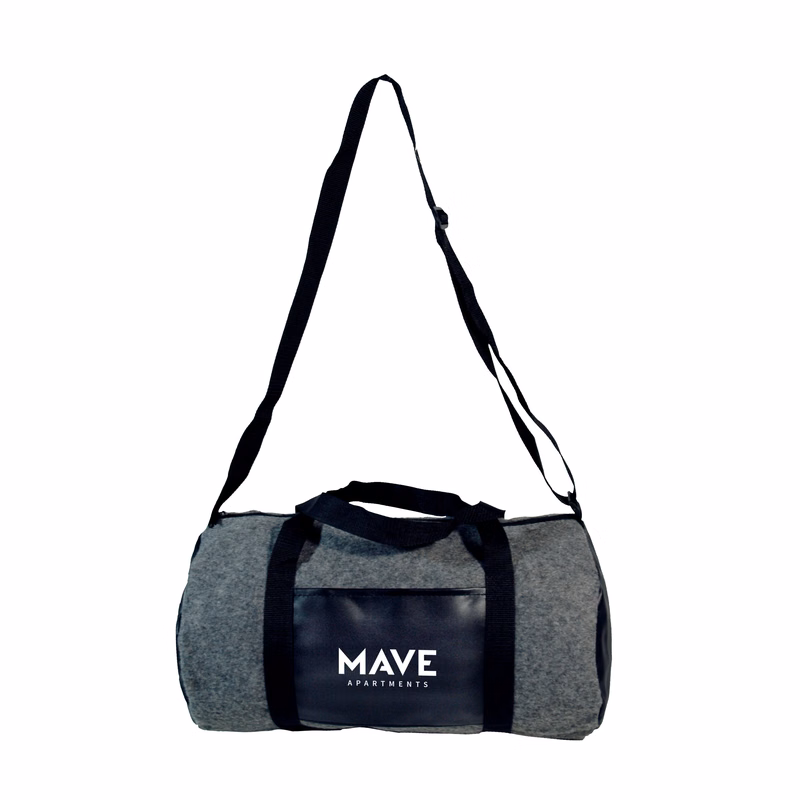 Heavy Velvet Barrel Bag