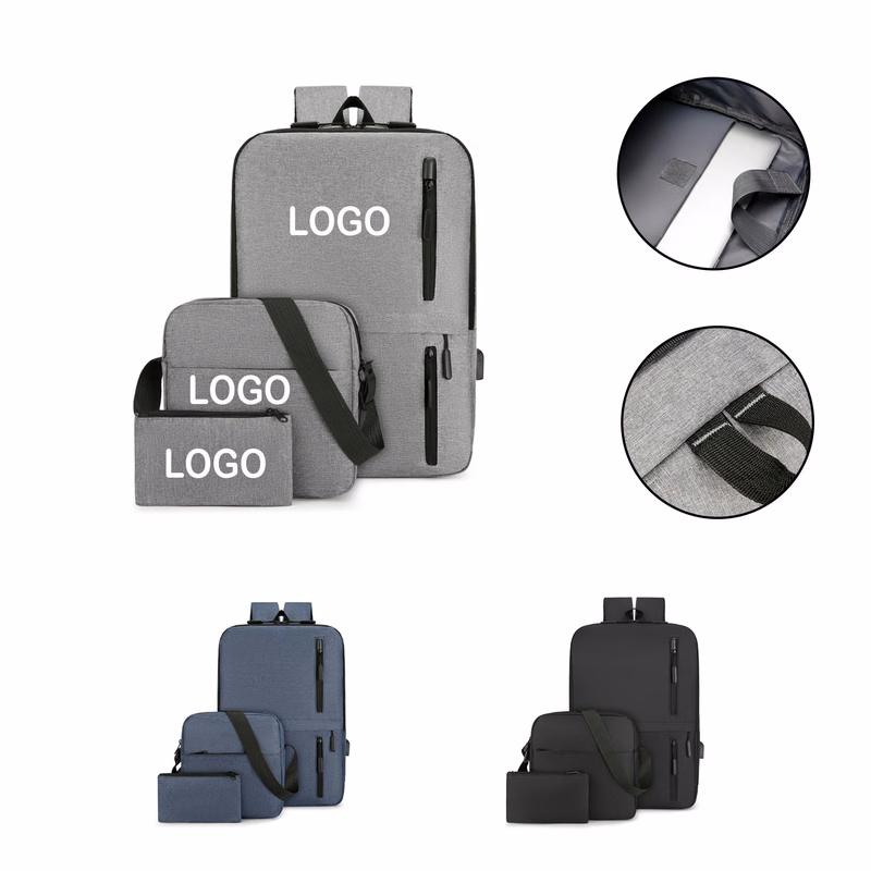 Backpack Crossbody Makeup Bag Set