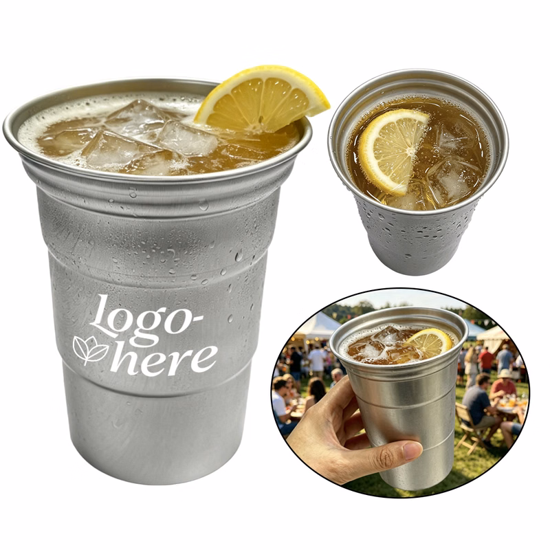 16 Oz Thin Aluminum Party Beer Cup