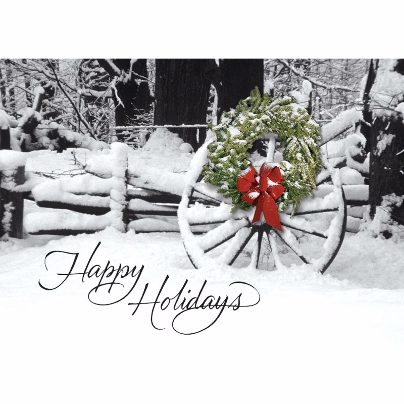 Welcoming Sight Christmas Card