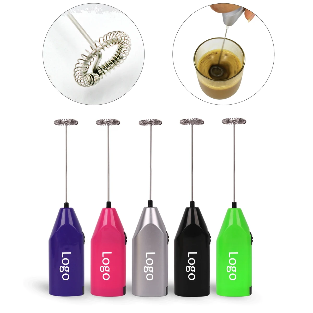 Handheld Battery Operated Electric Milk Frother 1