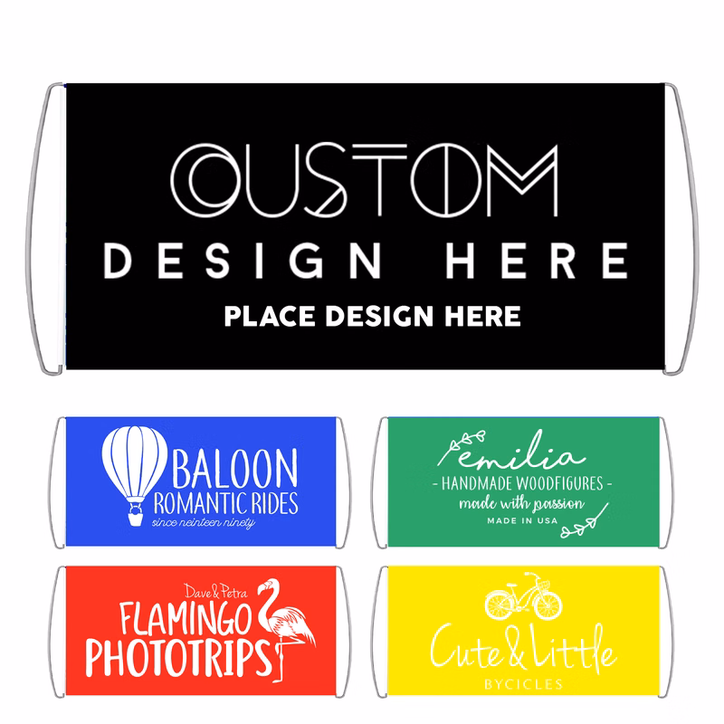Automatic Pull Out PET Hand Banner