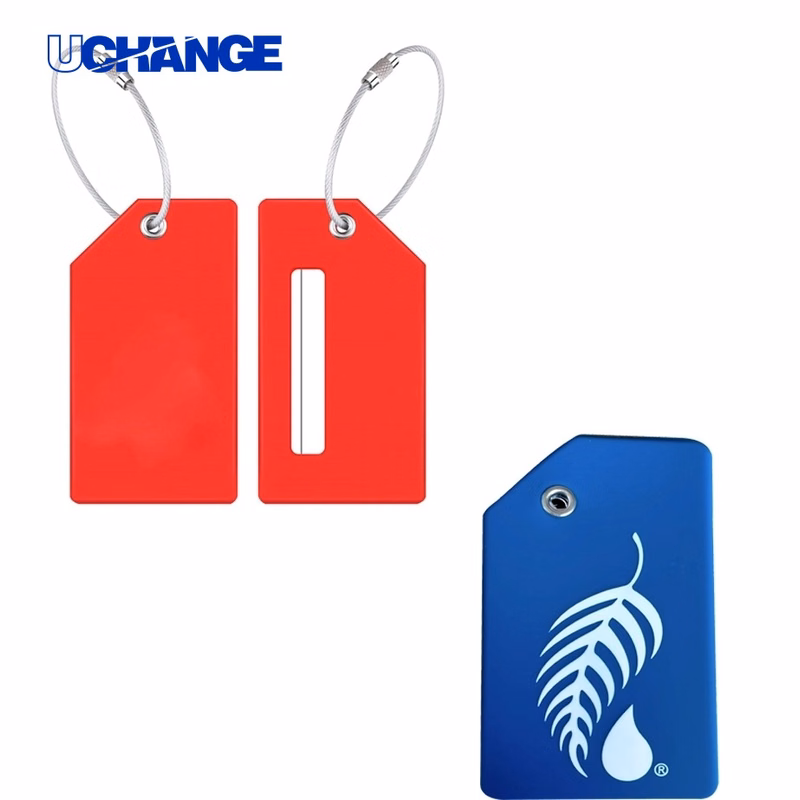 Silicone Luggage Tag with Name ID Card Holder for Travel