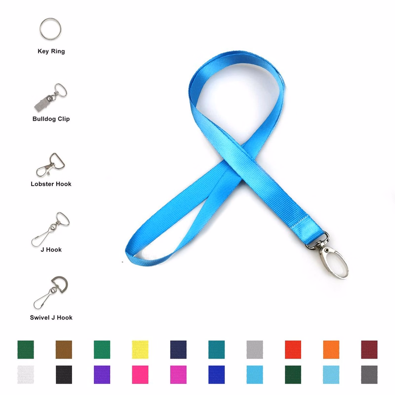 3/4" Polyester Custom Logo Lanyard