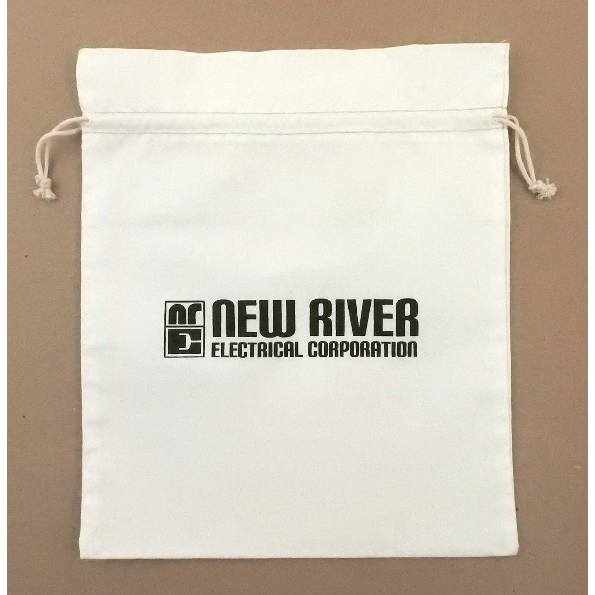 "Duplex" Cotton Double Drawstring Bag 10 x 12" 1