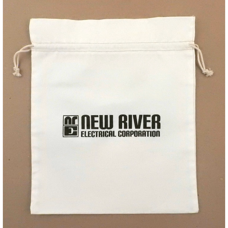 "Duplex" Cotton Double Drawstring Bag 10 x 12"