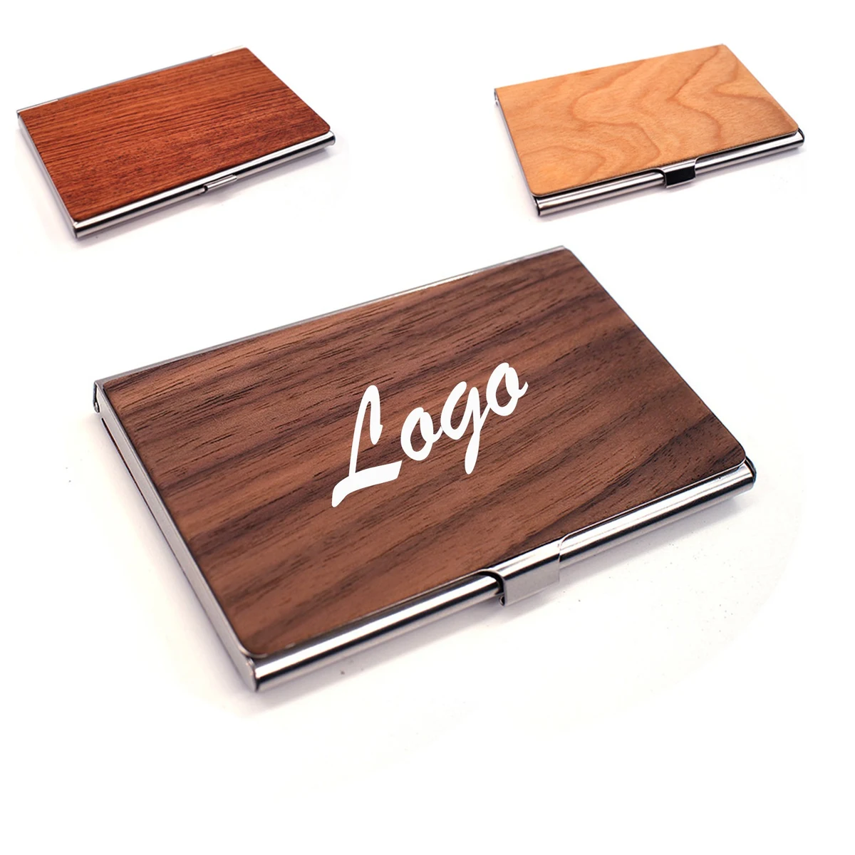 High-Quality Wooden Business Card Holder 1