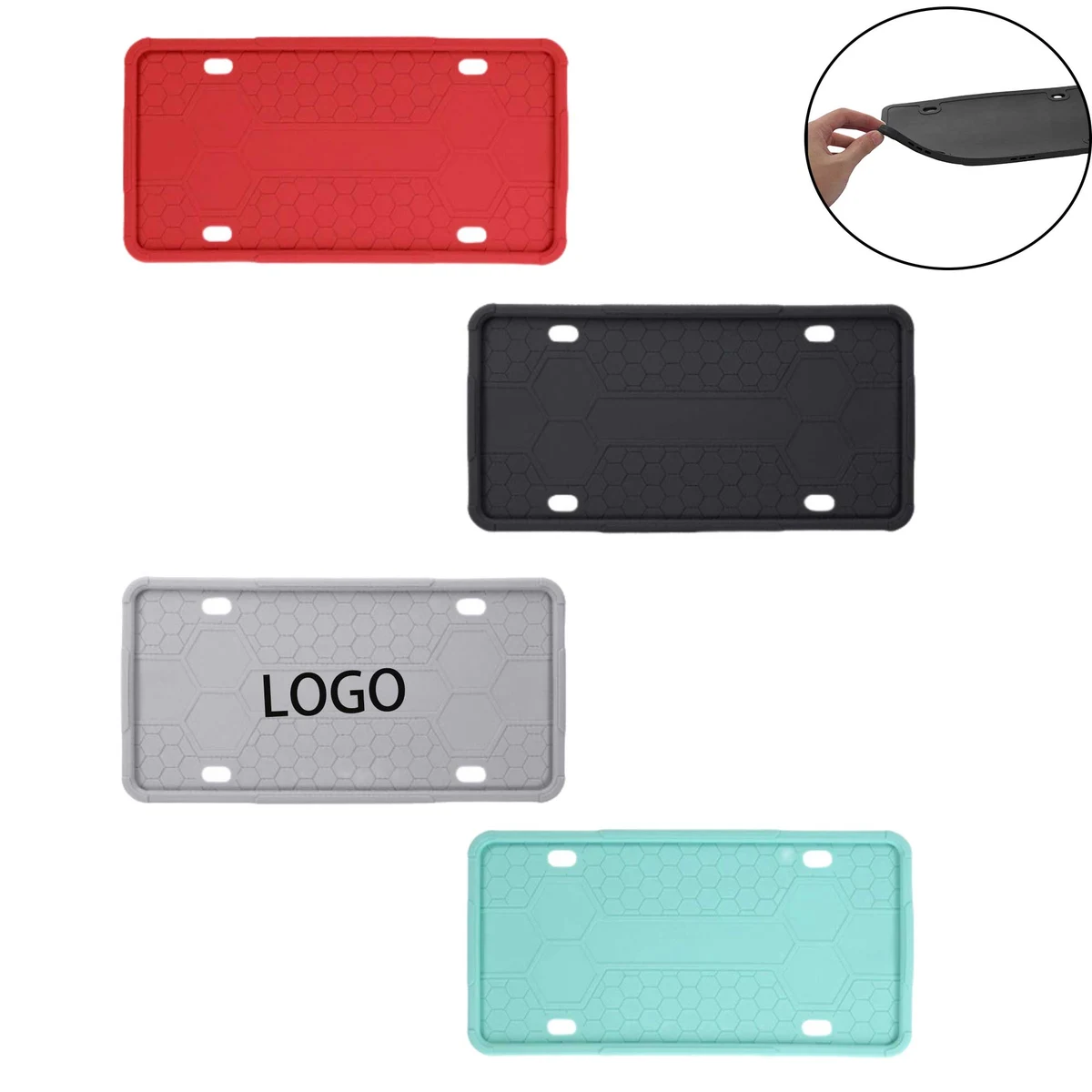 Silicone License Plate Frame 1