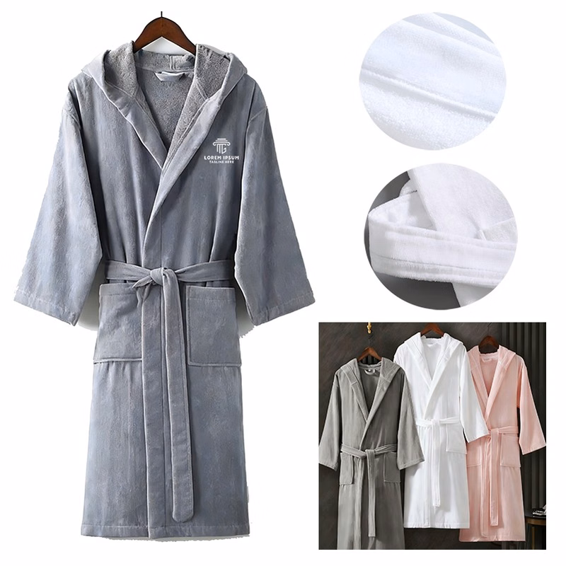 Unisex Cotton Spa Bathroom Robe