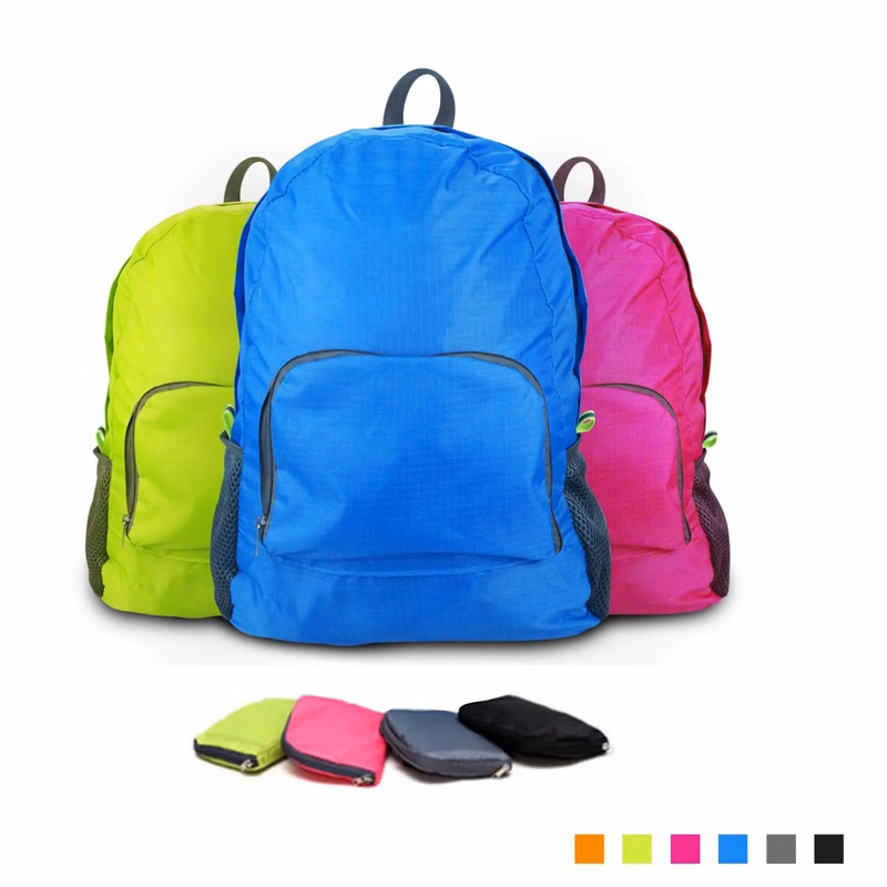 Waterproof Foldable Travel Backpack With A Pouch