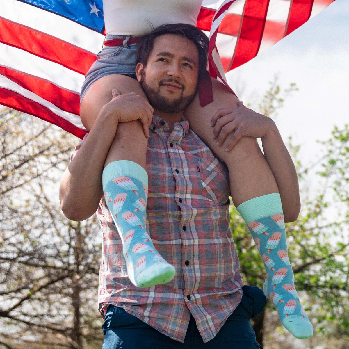 Athletic USA Socks - Patriotic Performance Wear for American Athletes - American Made 1