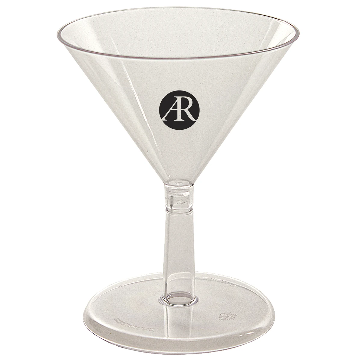 2oz. Clear Plastic Mini Martini Sampler-2-Piece 1