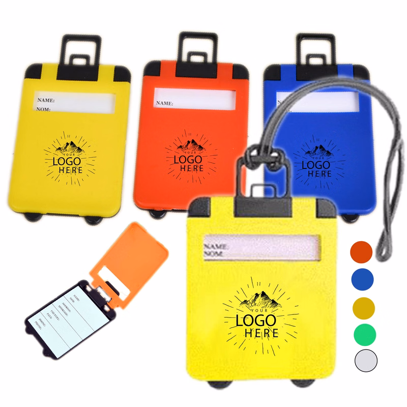 Suitcase Shaped Travel Tote Luggage Tags