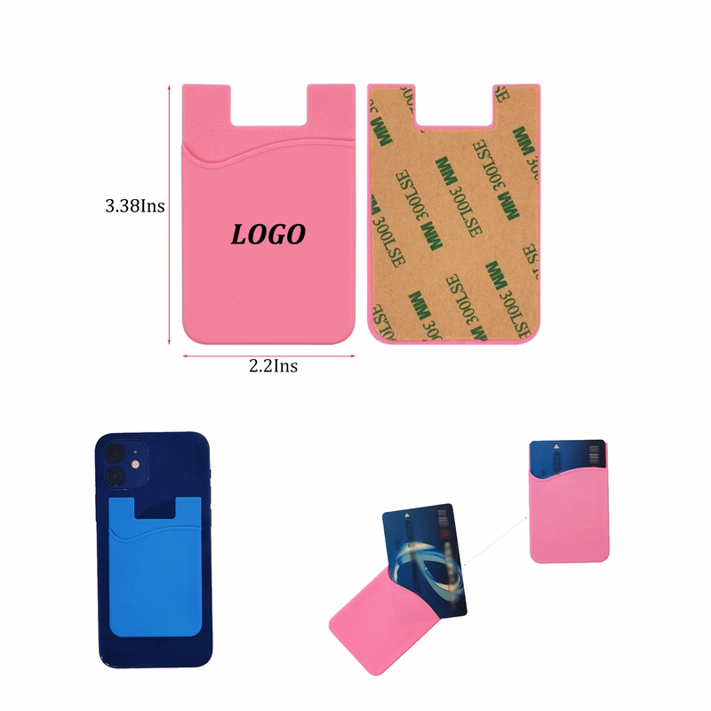 Silicone Phone Back Sticker Card Holder