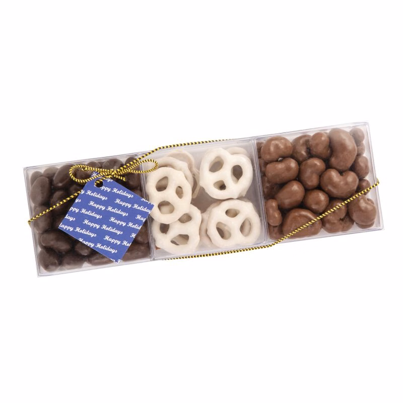 3 Way Square Acetate with Chocolate Confections