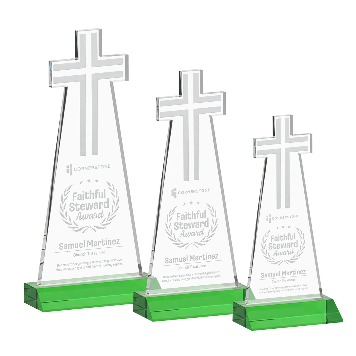 Cross Award - Green 1