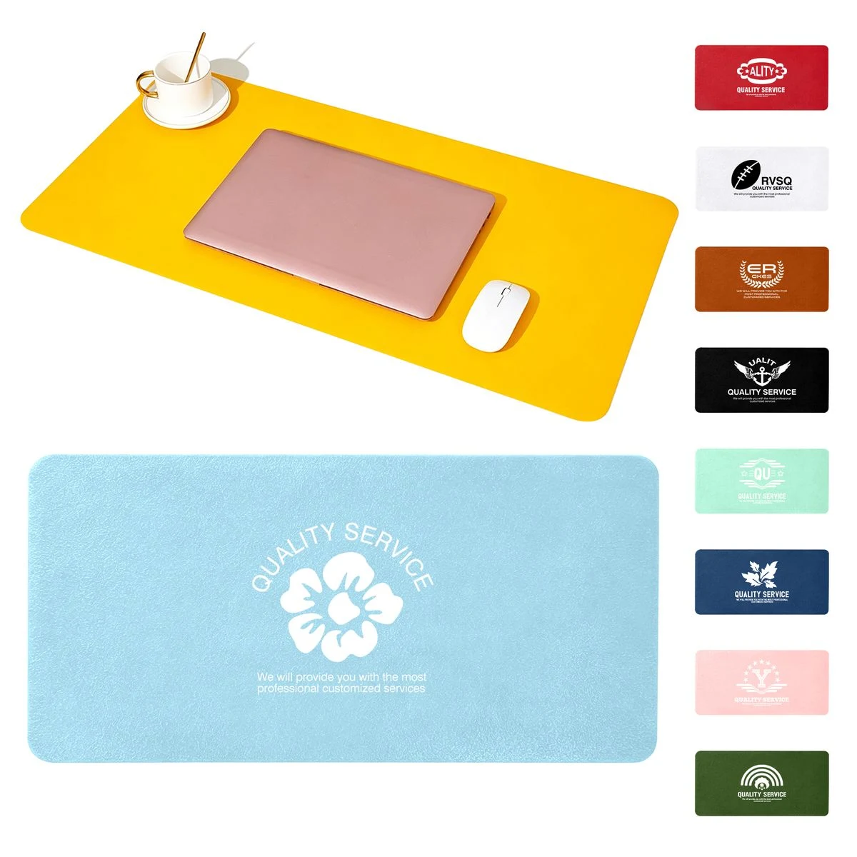 Full Color To Print 1/5" H Transfer Printing Mouse Pads 1