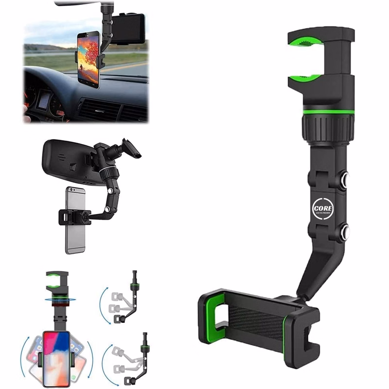 Rotatable And Retractable Car Phone Holder
