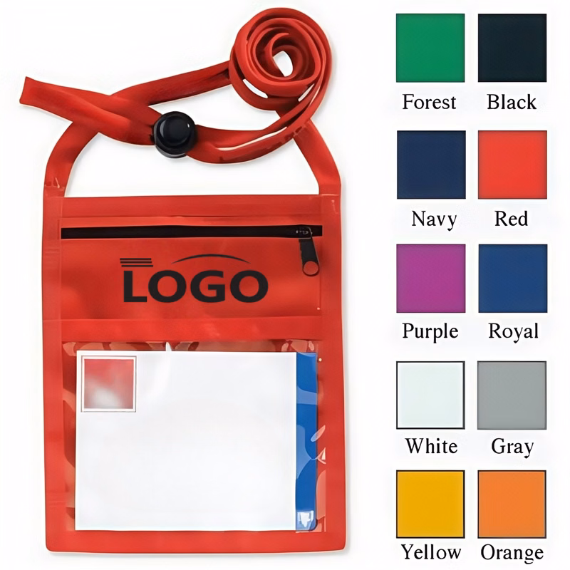 Pouch With Front Zipper Pocket