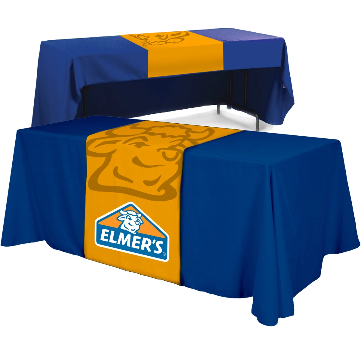 Table Runner - (Front, Top, 12" Back) - All Over Dye Sub 1