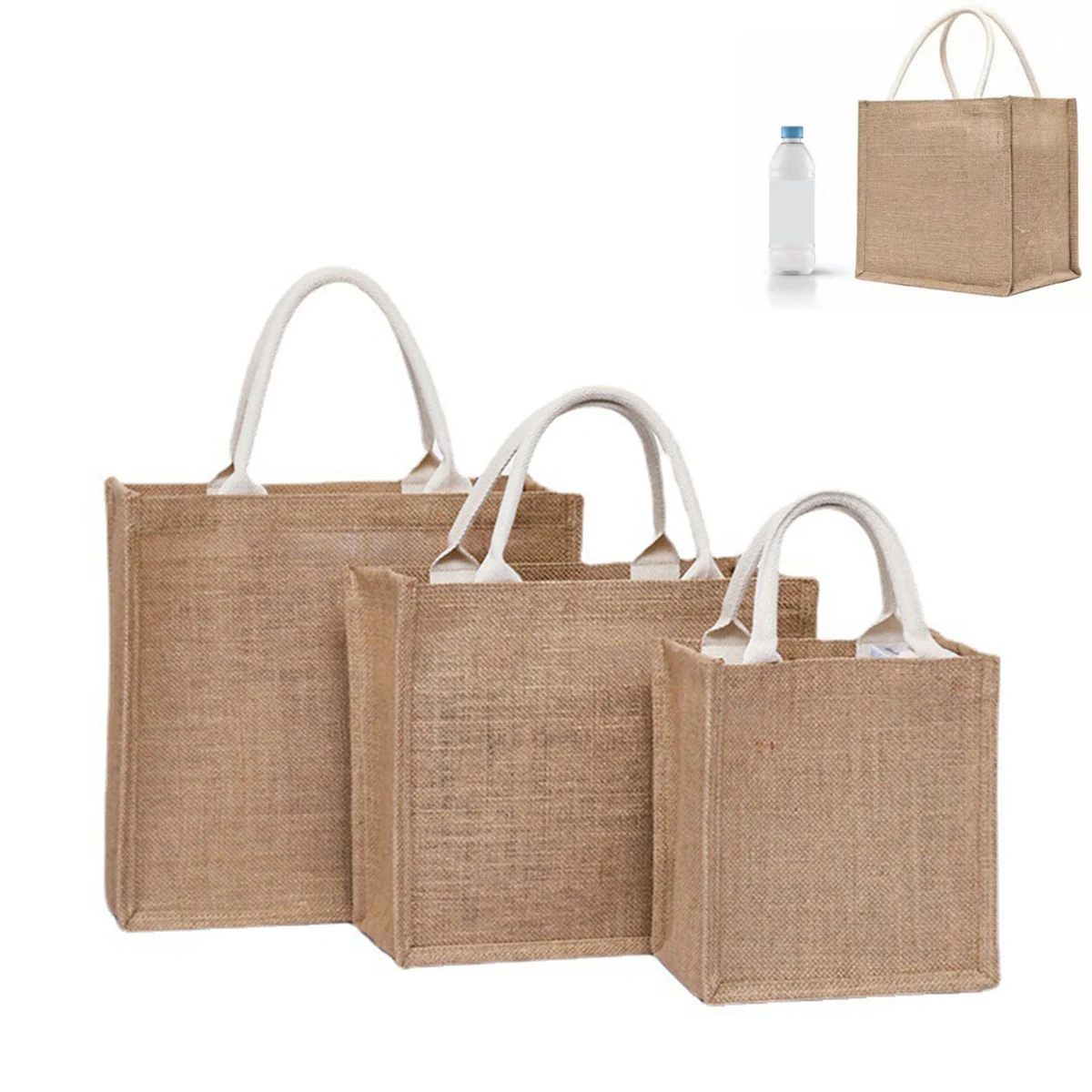 Burlap Carrying bag 1