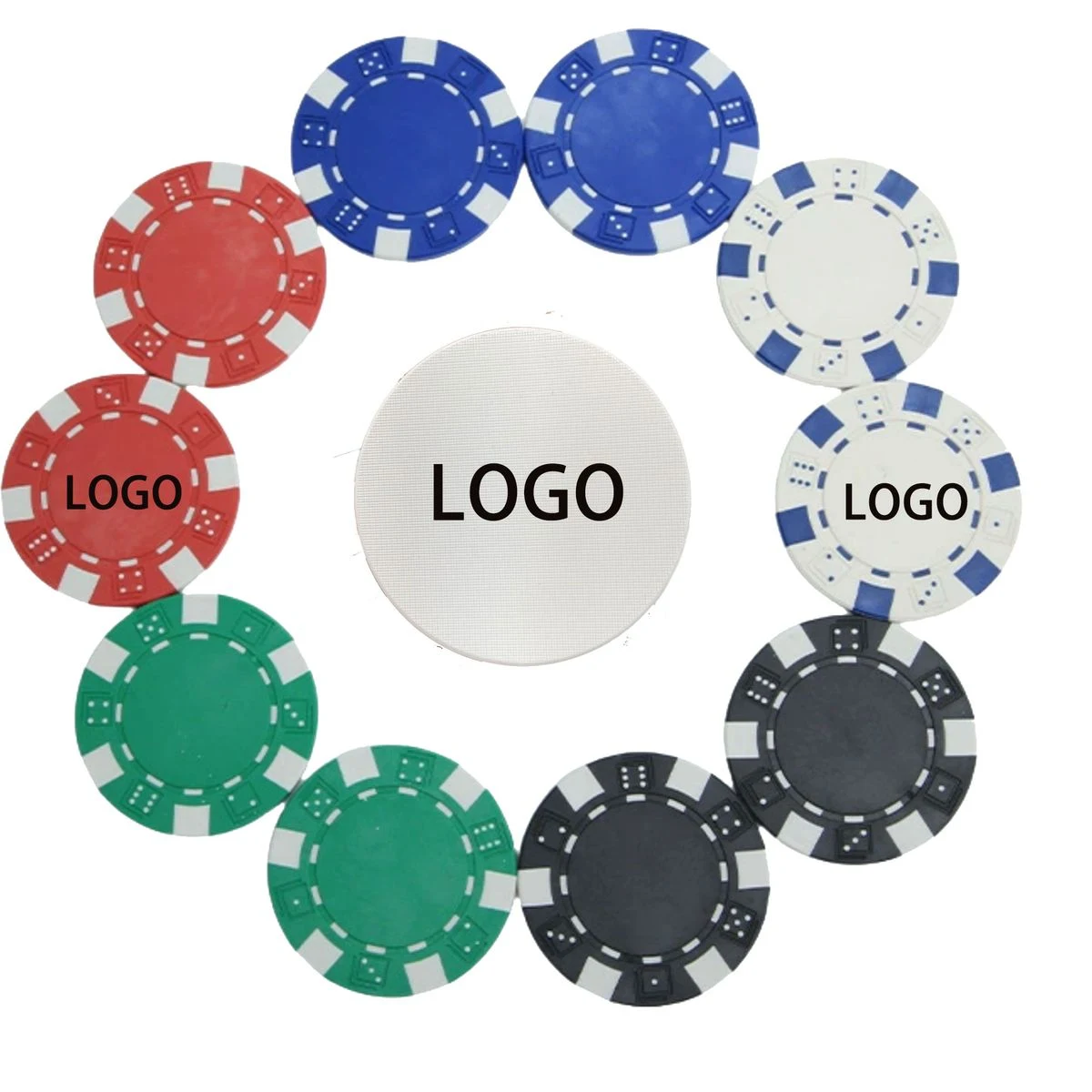 Ceramic Poker Chip Token 1