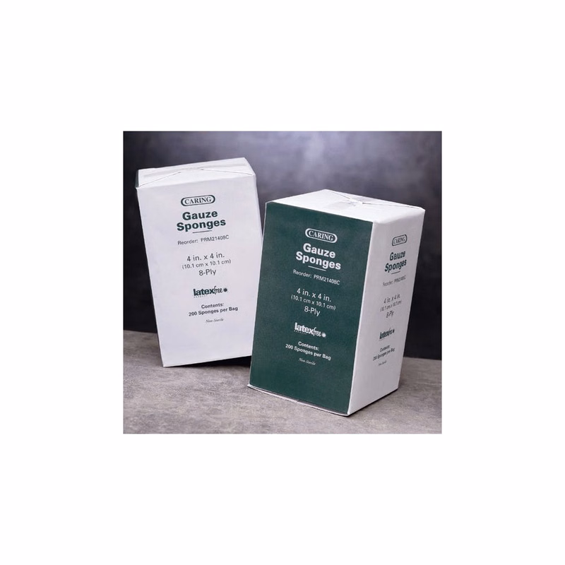 Gauze Sponges - 200 Count 4" x 4" Non-Sterile