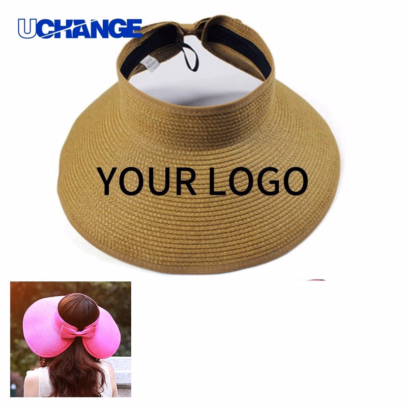 Straw Sun Visor Hat for Daily Outdoor Use