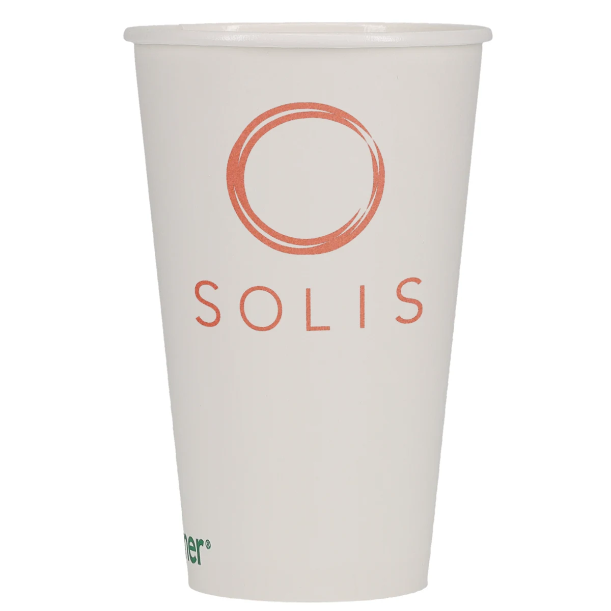 16 oz Paper Cup Eco White Tradition Print 1