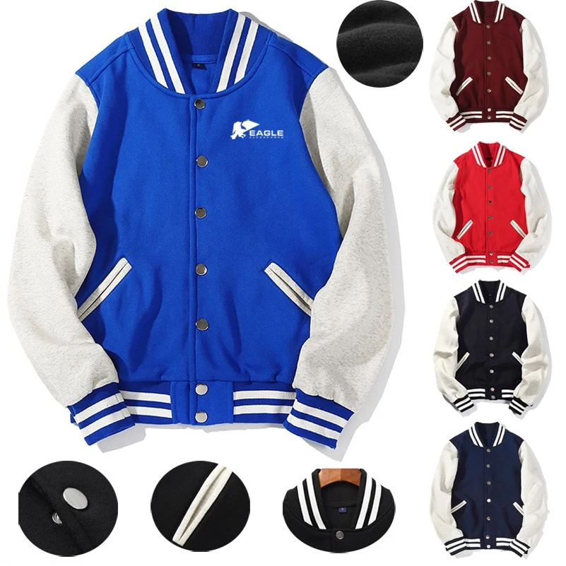 Windproof Bombers Coat Casual Baseball Jacket Winter for Men 1