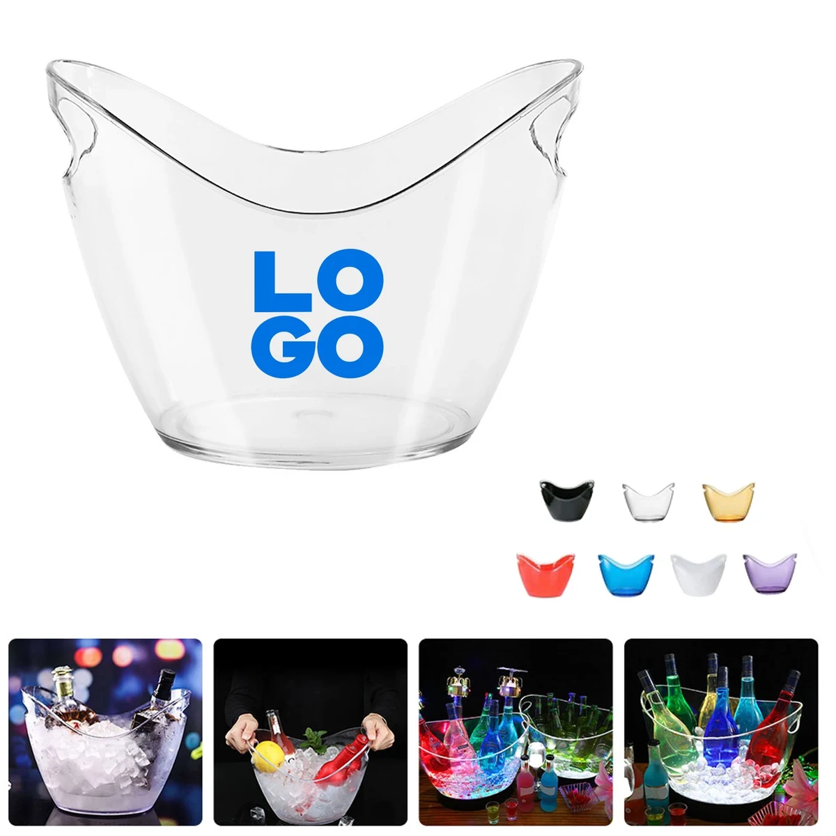 8L Ice Cube Storage Bucket 1