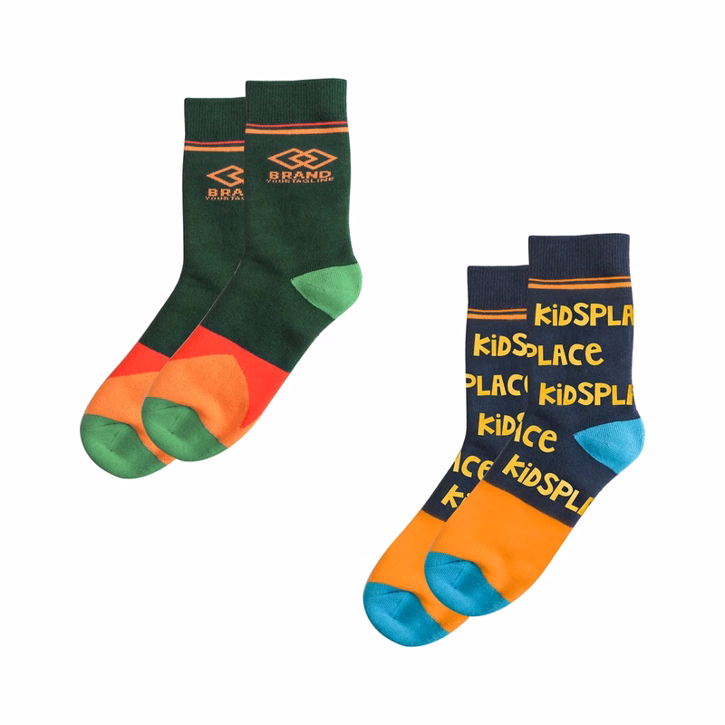 Crew Kids Thermal Custom Pattern Socks