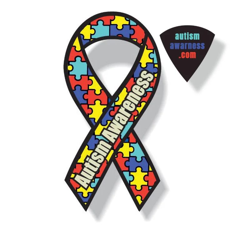 Ribbon Magnet (2.75"x5.75"), Full Colour, White Vinyl Topcoat, Outdoor use 1