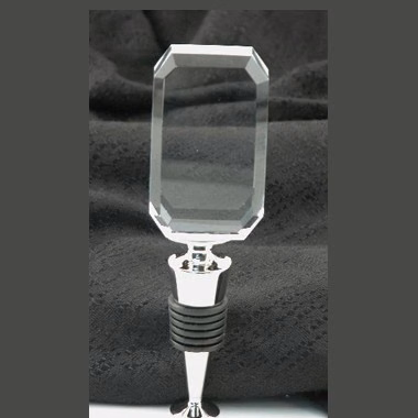 Clear Vertical Acrylic Wine Bottle Stopper