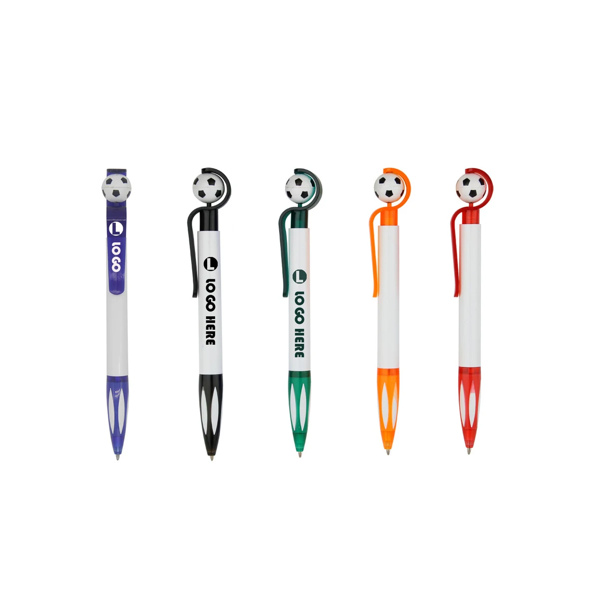 Plastic Ballpoint Pen With A Soccer Ball Design 1