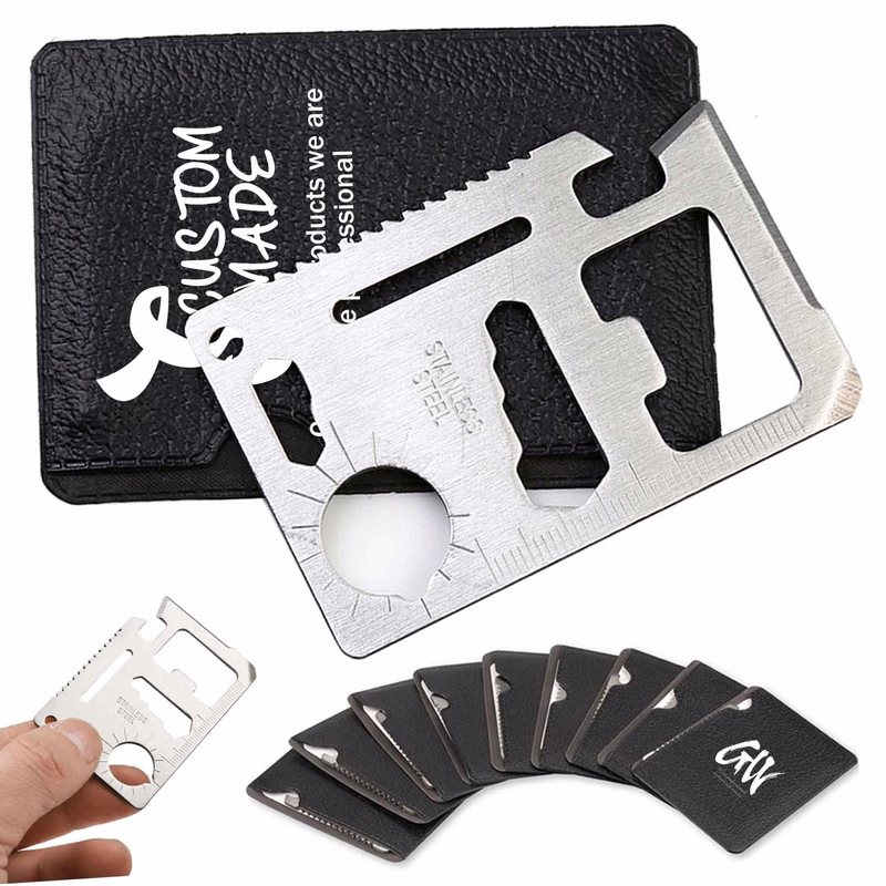 11 Function Survival Tool Card WithWallet