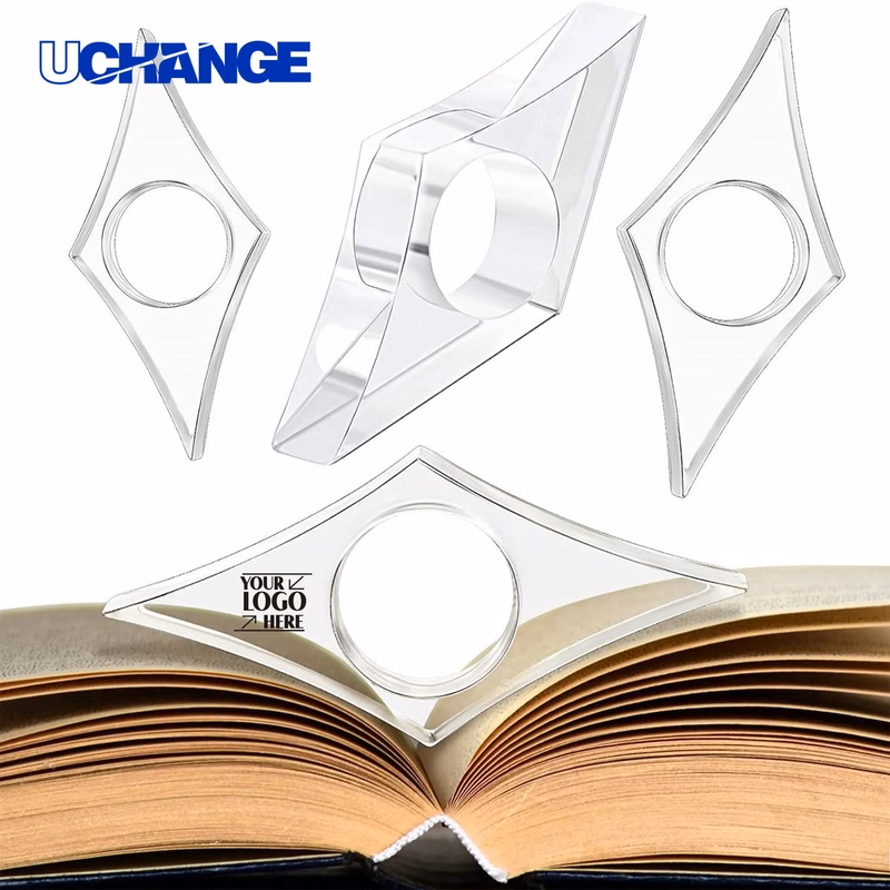 Transparent Book Page Holder