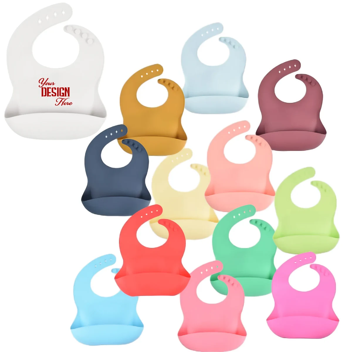 Baby Bib Silicone Waterproof 1