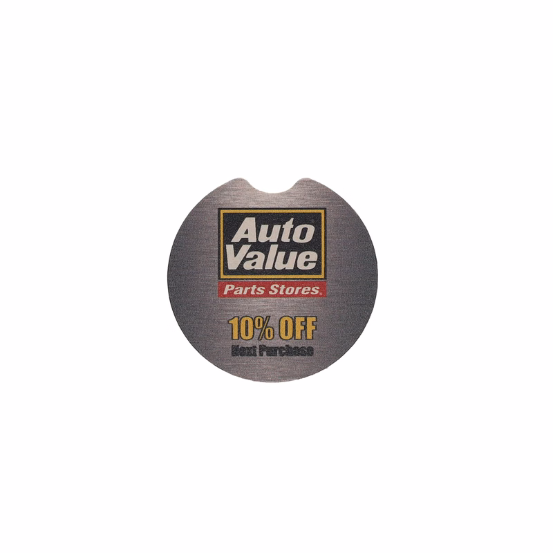 Car Coaster Pulpboard 55 pt 2.500" Digital Print