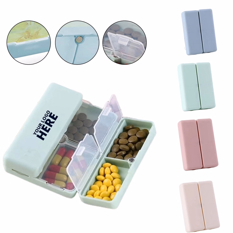 7 Compartments Portable Pill Case