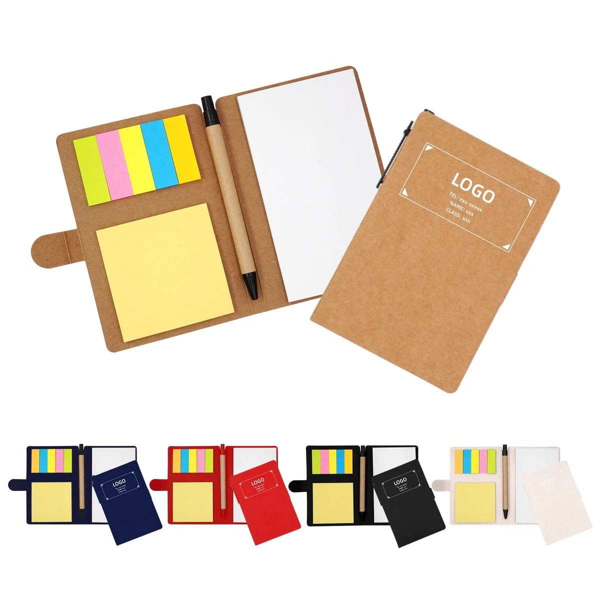 Sticky Note Book With Ballpoint Pen 1