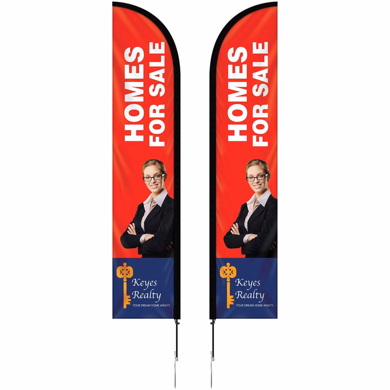 10' Double Sided Portable Half Drop Banner w/ Hardware Set
