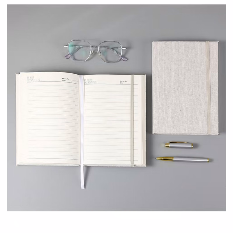Linen-Cotton Blend Cover Notebook
