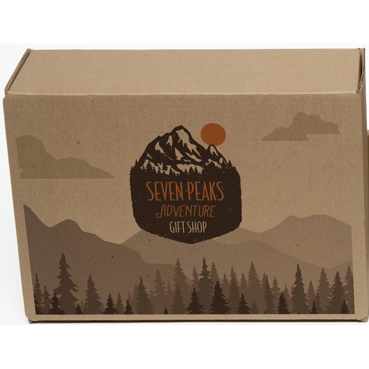 Full Color Natural Brown Display Mailer Box w/Outside Imprint (12" x 9" x 4") 1