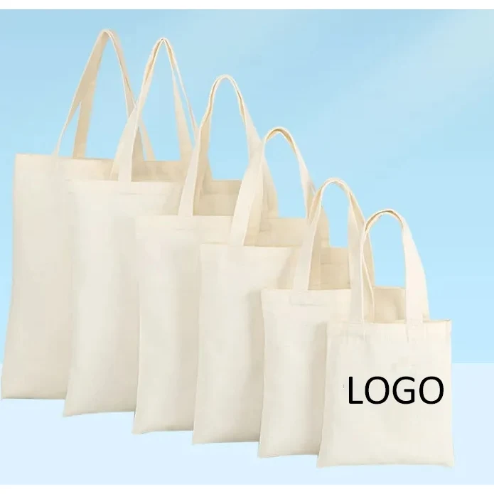 Reusable Cotton Tote Bag with Logo 1