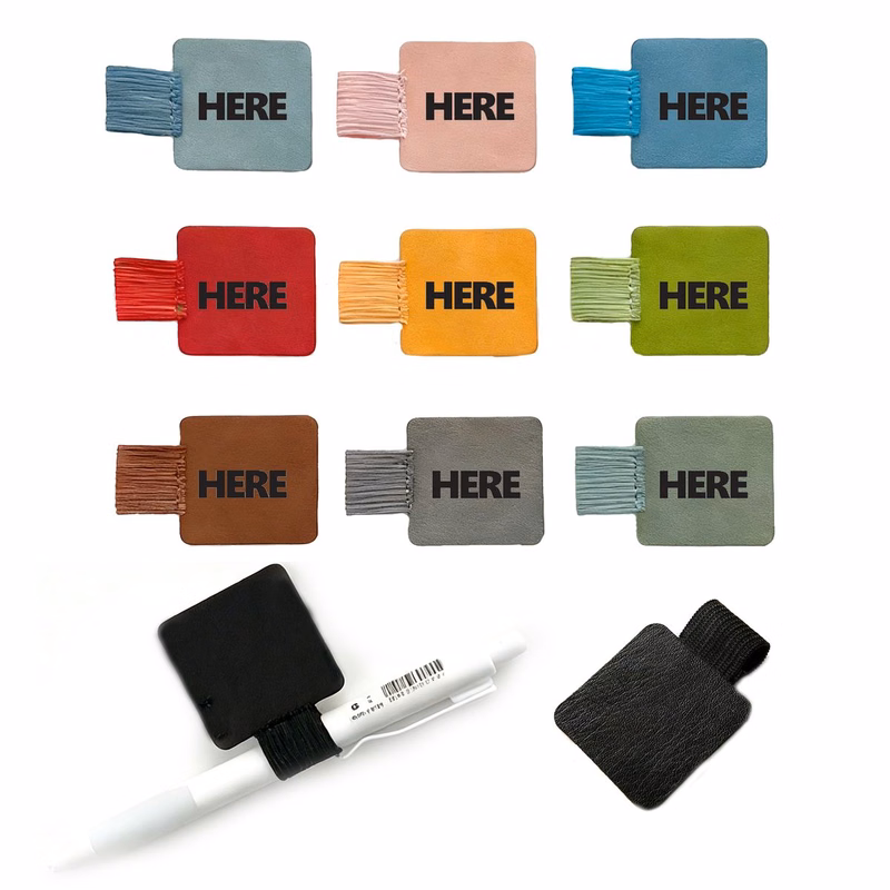 Leather Journal Self-Adhesive Pen Holder