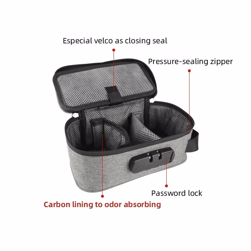 Odorless Activated Carbon Lined Hybrid Smell Proof Backpack Duffel Bag