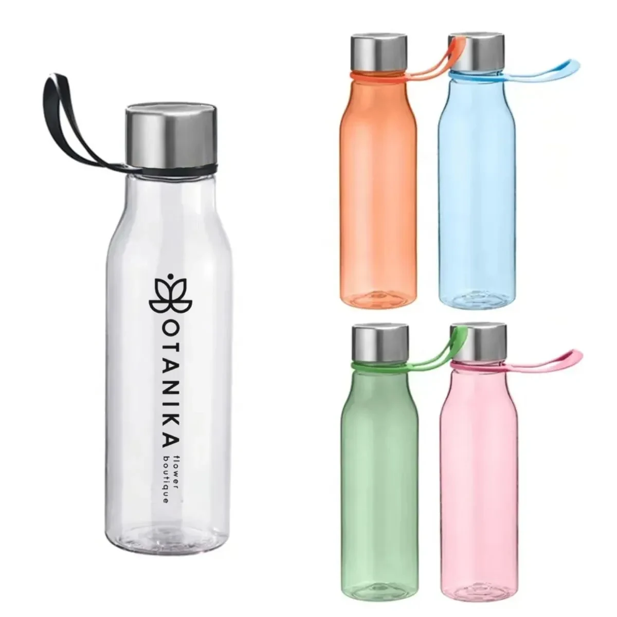 20OZ Handle RPET Water Bottle With 304SS Lid 1