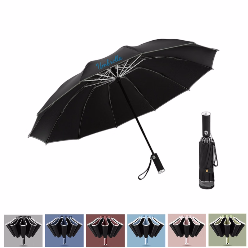 47" Arc Automatic Inverted Umbrella For Rain & Sun