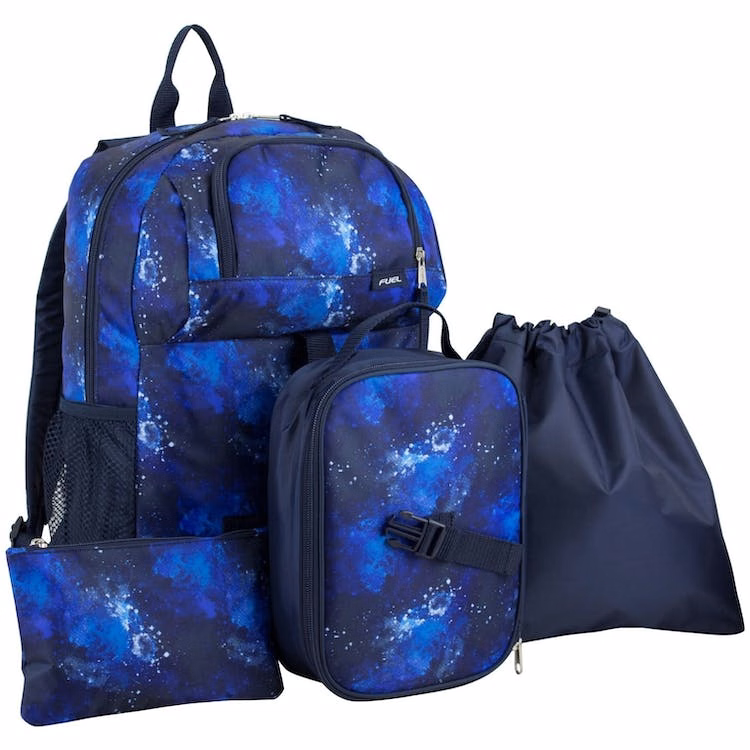 18" Backpack Combo Sets - 4 Pieces Galaxy